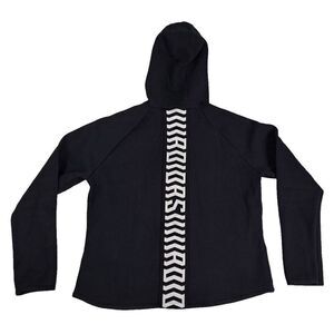 Adidas Hoodie Youth Large 16-18 Black Full Zip